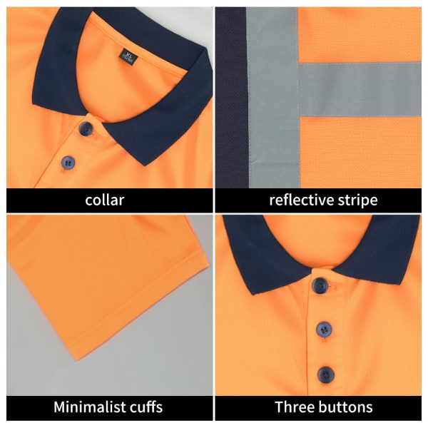 Summer High-visibility Safety Polo Shirt