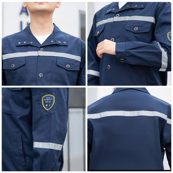 Cotton High Visibility Flame Retardant Antistatic Protective Clothing