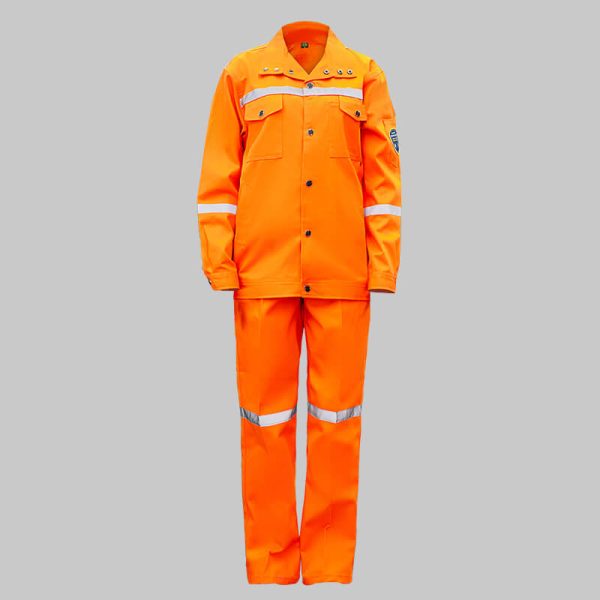Cotton High Visibility Flame Retardant Antistatic Protective Clothing