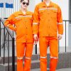 Cotton High Visibility Flame Retardant Antistatic Protective Clothing