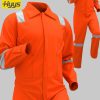 Cotton anti-static flame-retardant coveralls