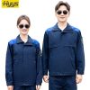 Cotton grid high quality anti-static clothing - spring autumn long sleeves