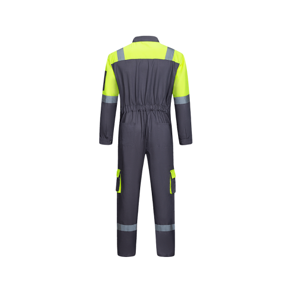Polyester-cotton High-visibility Coveralls