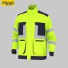 Winter high-visibility waterproof cold-proof fleece work clothes suit