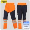 Winter high-visibility waterproof cold-proof fleece work clothes suit