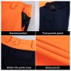 Winter high-visibility waterproof cold-proof fleece work clothes suit