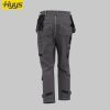 Cotton multi-pocket knee-pad work pants