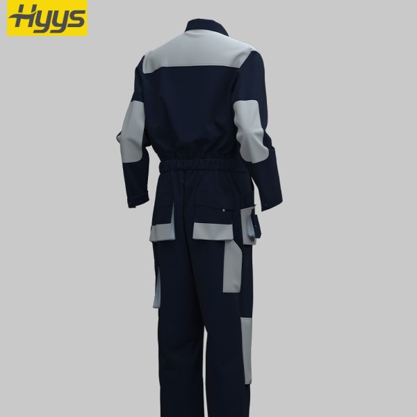Multi-pocket Oxford Canvas Reinforced Coveralls