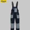 Cotton-like Brushed Multi-Pocket Oxford Reinforced Bib Overalls