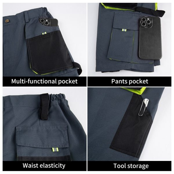 Multi-pocket summer shorts