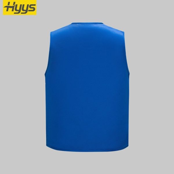 Solid Color Zipper Pocket Work Vest