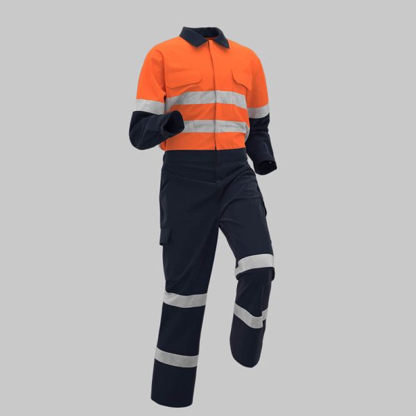 Spring Autumn Pure Cotton High-visibility Coveralls