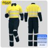 Summer thin cotton high-visibility coveralls