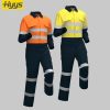 Summer thin cotton high-visibility coveralls