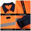 Summer thin cotton high-visibility coveralls