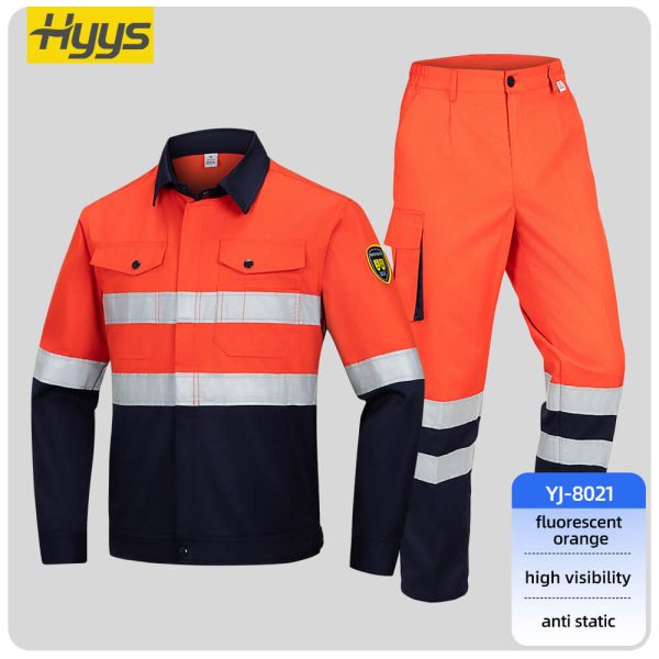 Anti-static High-Visibility Work Clothes Suit