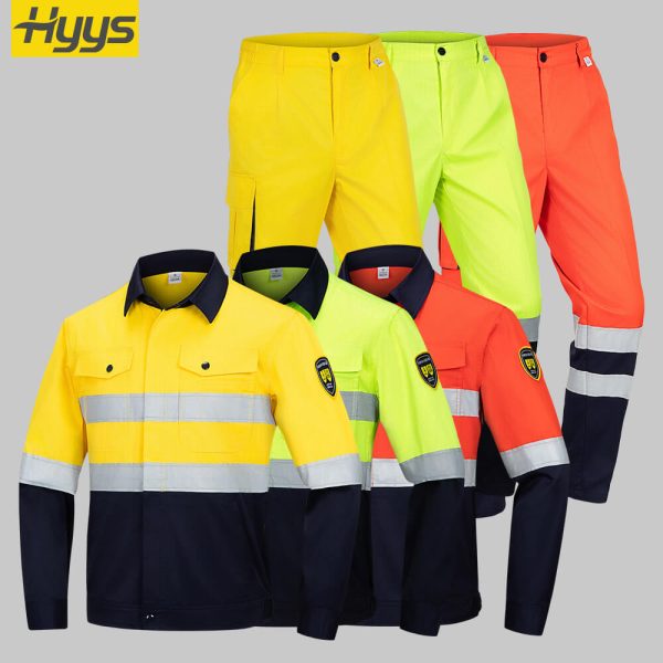 Anti-static High-Visibility Work Clothes Suit