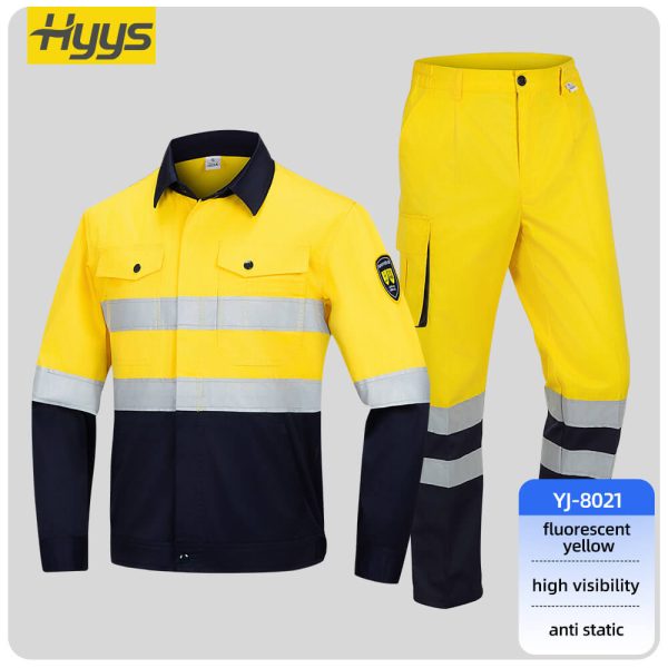 Anti-static High-Visibility Work Clothes Suit
